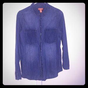 Denim Button Down Shirt